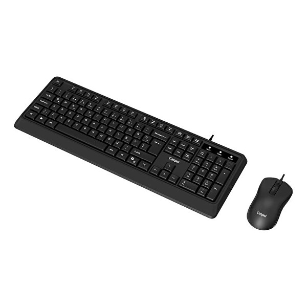 Casper Kablolu Klavye Mouse Set Siyah USB K331U