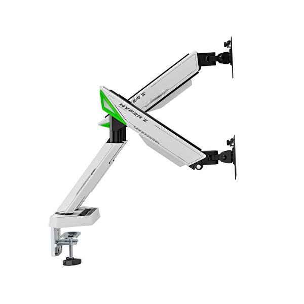 XDrive MNT-93 İkili Aparat Monitör Standı - Beyaz