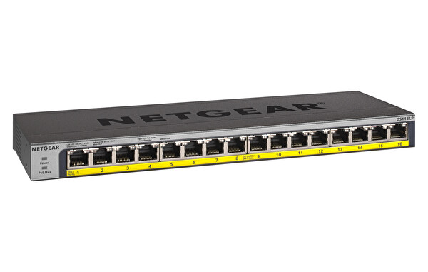 Netgear 16 Port Gigabit FlexPoE+ 76W Ethernet Unmanaged Switch