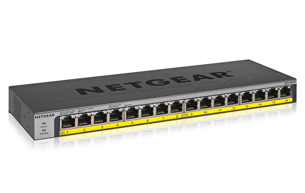 Netgear 8 Port Gigabit 123W FlexPoE Ethernet High-Power PoE+ Unmanaged Switch