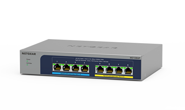 Netgear 8 Port PoE++ Ultra60 2.5G Multi-Gig Unmanaged Ethernet Switch
