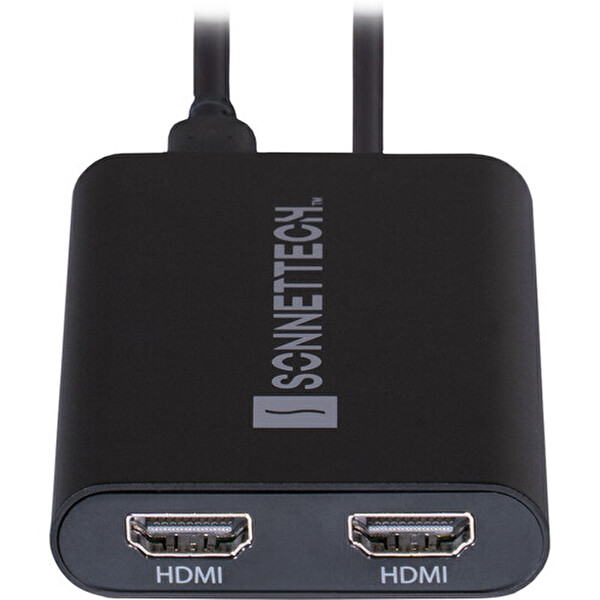 Sonnettech USB-C DisplayLink Dual 4K 60Hz HDMI Adapter With Pass-Through PD