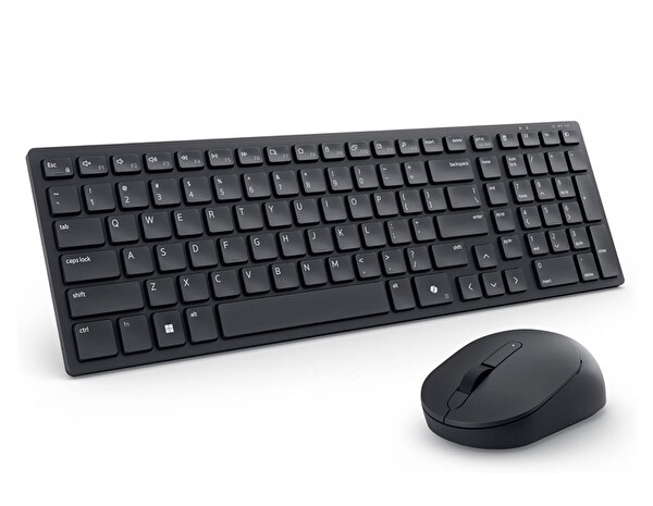 Dell Pro KM555 Sessiz Kablosuz Klavye ve Mouse Seti Siyah