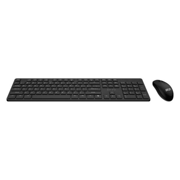 MSI Forge K200 Wirelesss Combo İnce Türkçe Kablosuz Klavye Mouse Seti Siyah