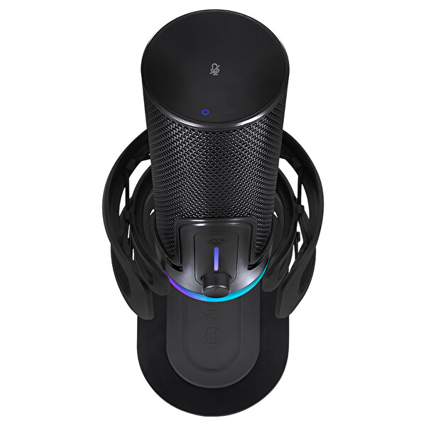 Streamplify MIC PRO Omni Cardioid Bidirectional RGB Siyah Yayıncı Mikrofonu
