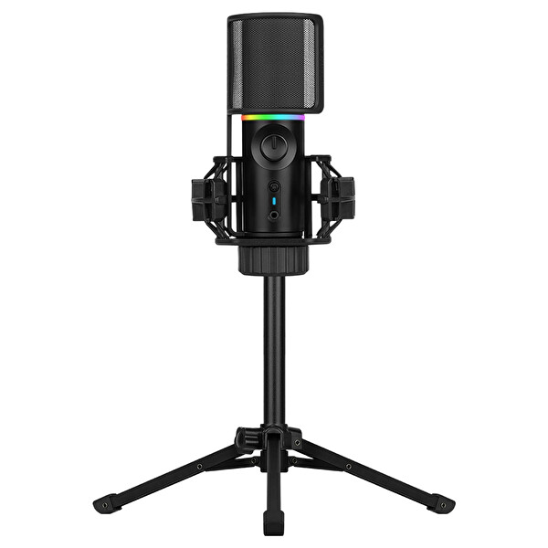 Streamplify MIC TRIPOD Cardioid RGB Siyah Yayıncı Mikrofonu