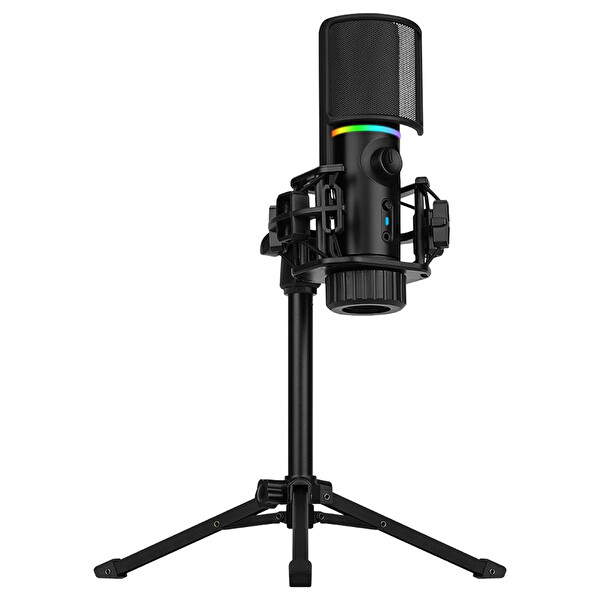 Streamplify MIC TRIPOD Cardioid RGB Siyah Yayıncı Mikrofonu