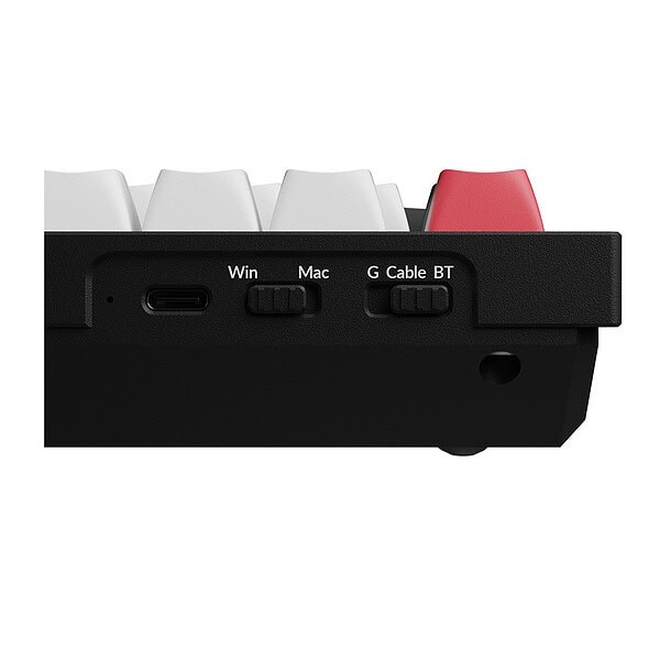 Keychron Q1 Hall Effect %75 RGB Manyetik Switch Kablosuz Hotswap Türkçe Mekanik Siyah Beyaz Gaming Klavye Q1H-M1-TR