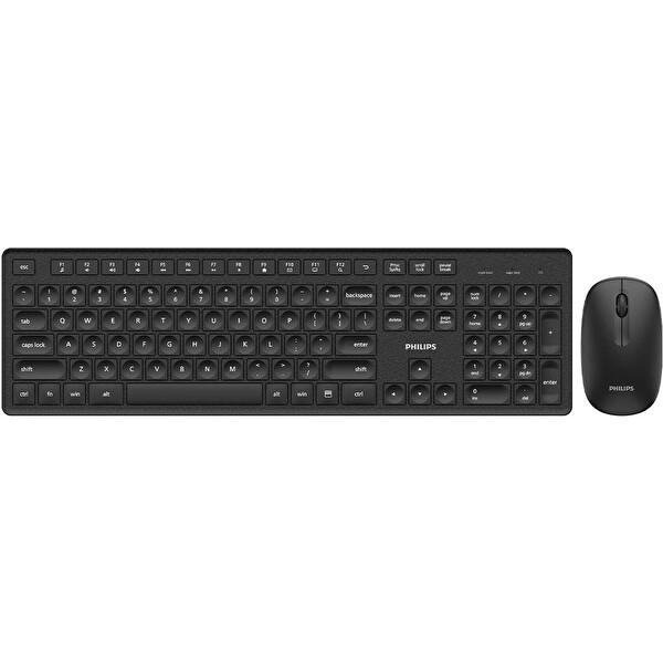 Philips SPT6318 Kablosuz Türkçe Q Klavye Ve Mouse Seti Siyah