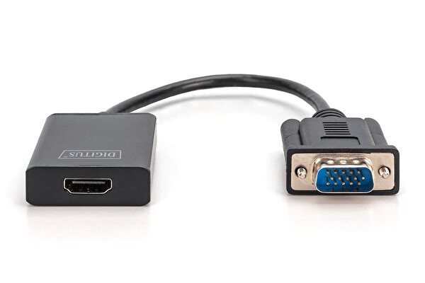 Digitus 6.75 Gbps 225 MHz/1.65 VGA'dan HDMI'ya Çevirici Converter