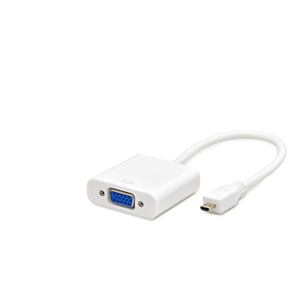 Evimdeyokyok HDX7810 USB Micro To VGA F Çevirici Beyaz