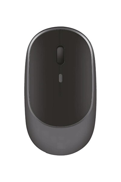 Başkenttekno TM16 USB Ve Bluetooth Bağlanti Çift Modlu Şarjlı Sessiz Kablosuz Mouse Gri