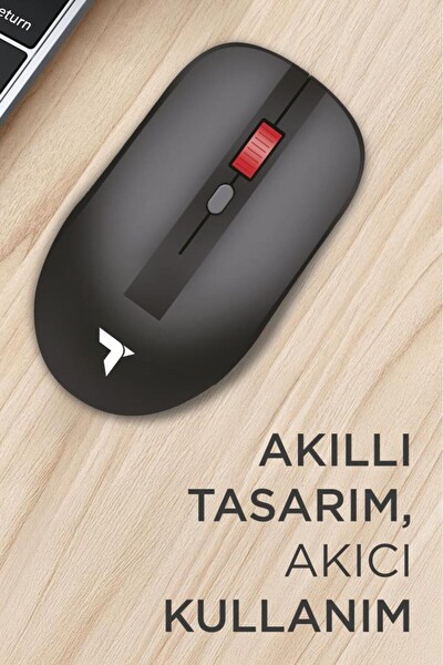 Başkenttekno TM18 Çift Modlu Sessiz Kablosuz Mouse Siyah