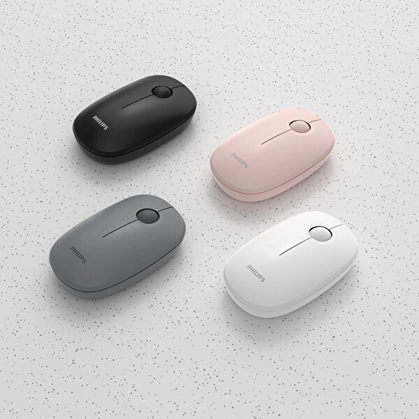 Philips SPK7378 Kablosuz 1600DPI 3 Tuşlu Optik Sessiz Mouse Siyah