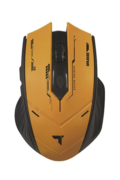 Başkenttekno TM-20 Çift Modlu Kablosuz Oyuncu Mouse Sarı
