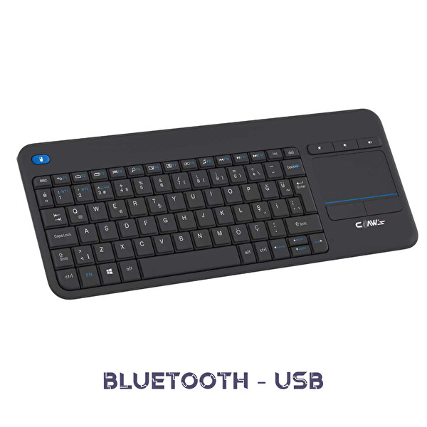 Claws Orvia Luxe 3 Modlu Touchpadli Windows Macos BT 2.4G Wifi Kablosuz Klavye