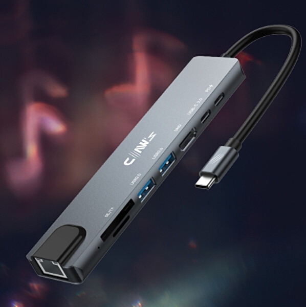 Claw’s CHUB008-P 8in1 Windows & Mac 100w Hızlı Şarj Özellikli Çevirici HUB Çoklayıcı