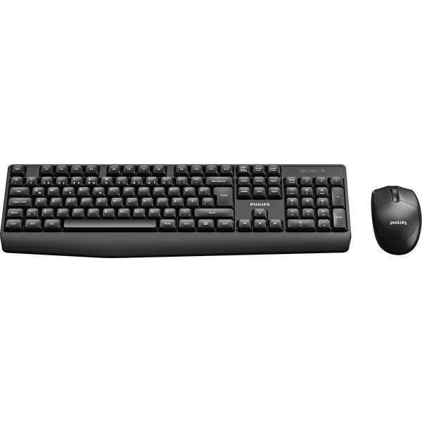 Philips SPT6337 Kablosuz Türkçe Q Klavye VE Mouse Seti Siyah