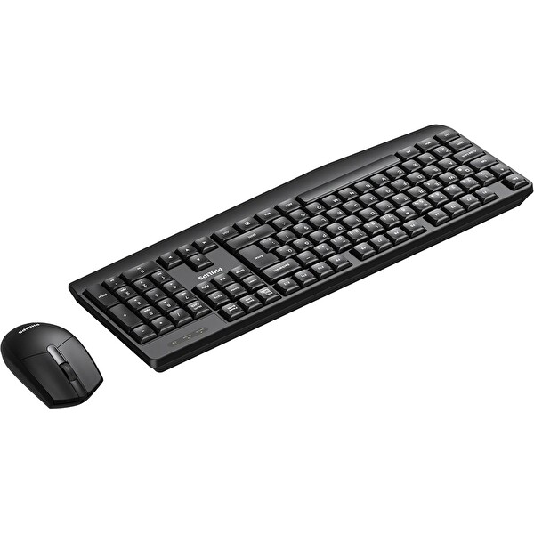 Philips SPT6337 Kablosuz Türkçe Q Klavye VE Mouse Seti Siyah