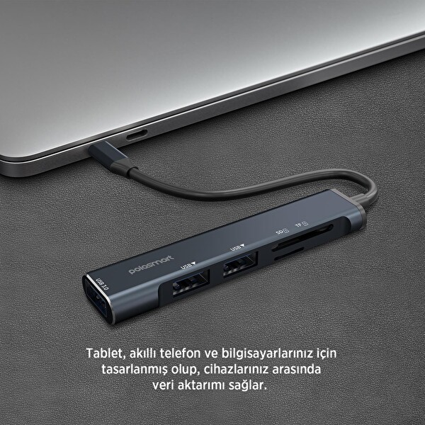 Polosmart PSM151 Dönüştürücü Ve Çoklayıcı Siyah