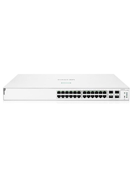 Hp-E Aruba Instant On 1930-24G 24 Port Gigabit POE 4SFP SFP 370W Yönetilebilir Switch JL684B