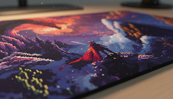 Oryn Pixart Draco Edition 90x40 cm Gaming Mousepad - (3mm Kalınlık)