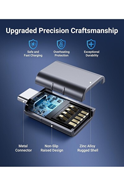 Syntech USB-C to USB 3.0 Adaptör 2’li Set Kompakt Uzay Grisi Dönüştürücü