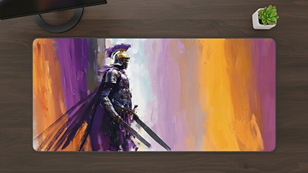 Oryn Legendary Warriors Purple Reign Edition 70X30 CM 3MM Kalınlık Gaming Mousepad