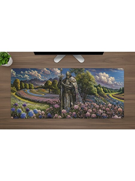 Oryn Legendary Warriors Verdant Valor Edition 70X30 cm 3MM Kalınlık Gaming Mousepad