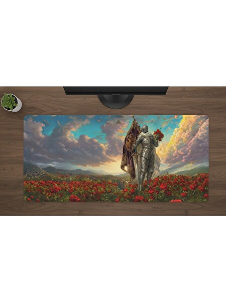 Oryn Legendary Warriors The Crimson Oath Edition 90X40 CM Gaming Mousepad 3MM Kalınlık