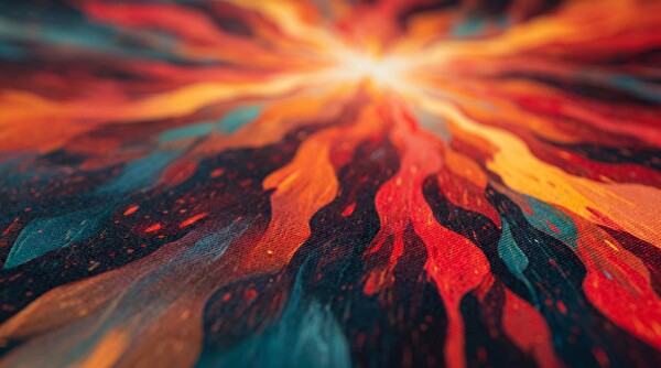 Oryn Abstract Matrıx Elemental Burst Edition 90x40 Gaming Mouse Pad
