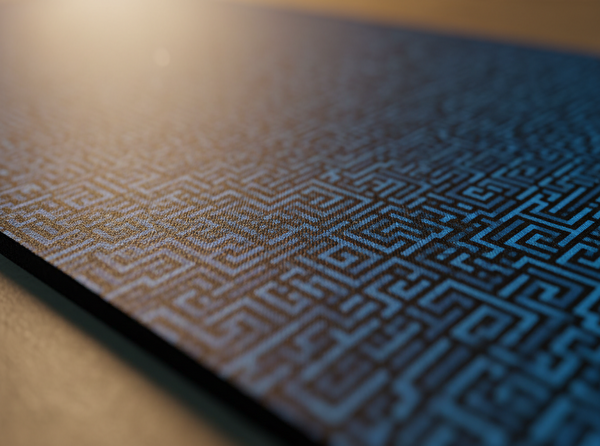 Oryn Abstract Matrıx Cobalt Logic Edition 80x30 Gaming Mouse Pad