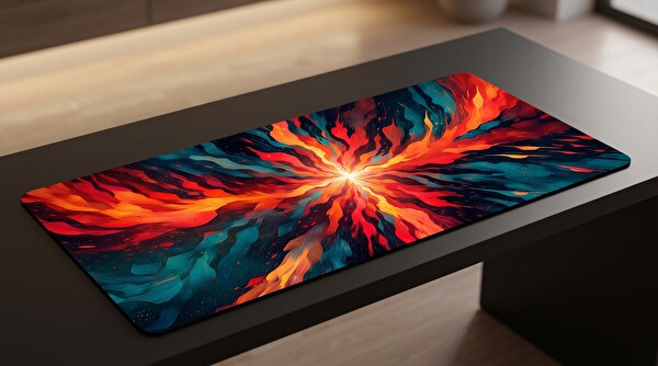 Oryn Abstract Matrıx Elemental Burst Edition 70x30 Gaming Mouse Pad
