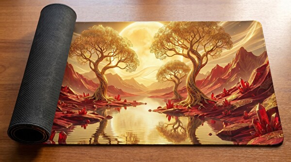 Oryn Aether Autumn Amber Edition 90x40 Gaming Mouse Pad