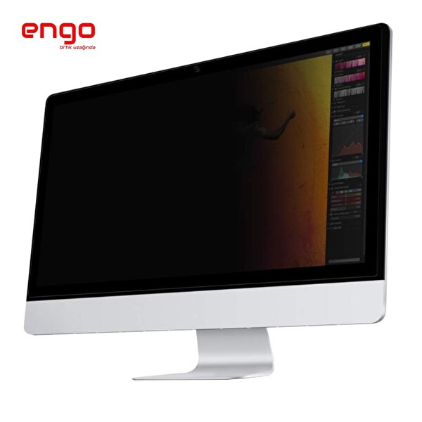 Engo Apple iMac 27 inç Hayalet Ekran Koruyucu 9H Nano Anti Spy