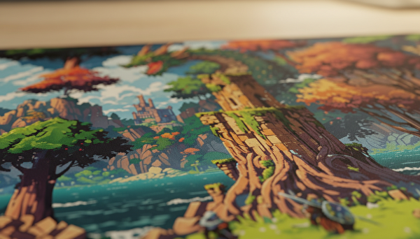 Oryn Pixart Pixel Edition 90x40 CM Gaming Mouse Pad - 3 MM Kalınlık