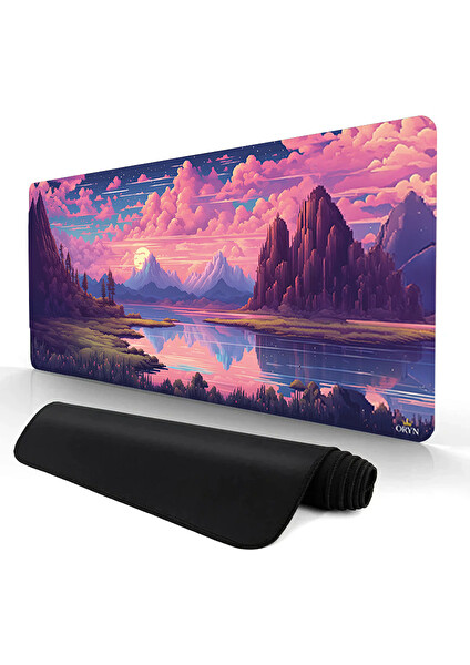 Oryn Pixart Horizon Edition 70x30 CM Gaming Mouse Pad - 3 MM Kalınlık