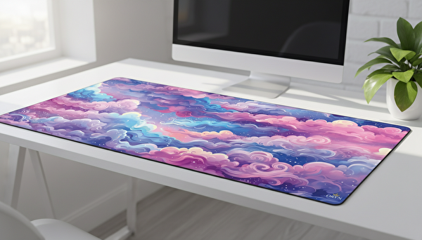 Oryn Fluid Cosmos Edition 90x40 CM Gaming Mouse Pad - 3 MM Kalınlık