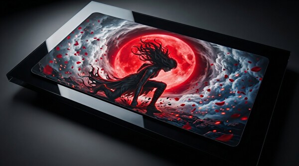 Oryn Ethereal Shadows Lunar Requiem Edition 70x30 Gaming Mouse Pad