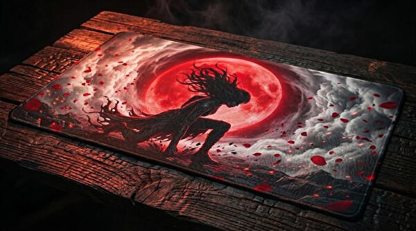Oryn Ethereal Shadows Lunar Requiem Edition 70x30 Gaming Mouse Pad