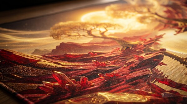 Oryn Aether Autumn Amber Edition 80x30 Gaming Mouse Pad