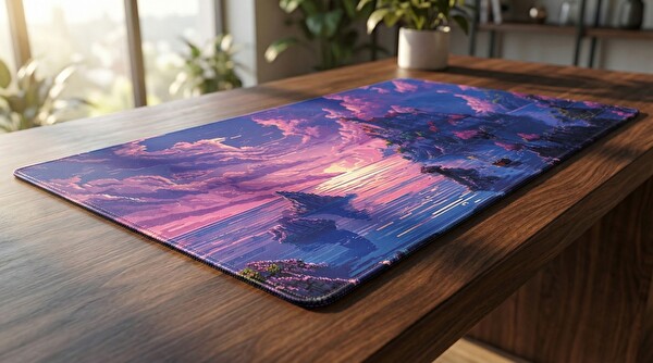 Oryn Pixart Violet Realm Edition 80x30 Gaming Mouse Pad