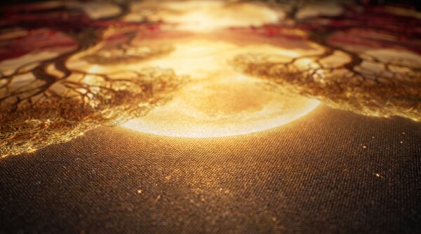 Oryn Aether Autumn Amber Edition 70x30 Gaming Mouse Pad