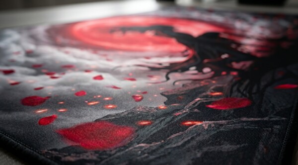 Oryn Ethereal Shadows Lunar Requiem Edition 80x30 Gaming Mouse Pad