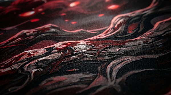 Oryn Ethereal Shadows Crimson Enigma Edition 90x40 Gaming Mouse Pad
