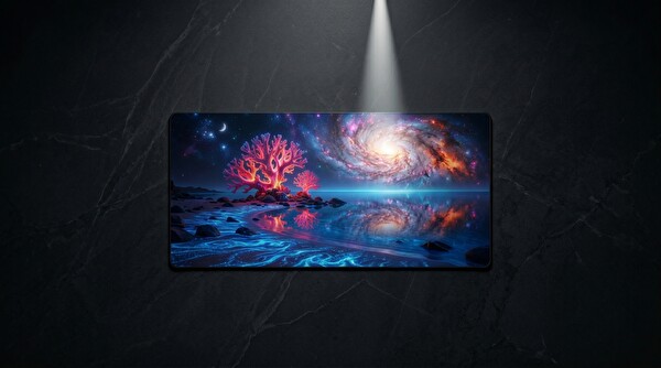 Oryn Aether Nebula Reef Edition 70x30 Gaming Mouse Pad