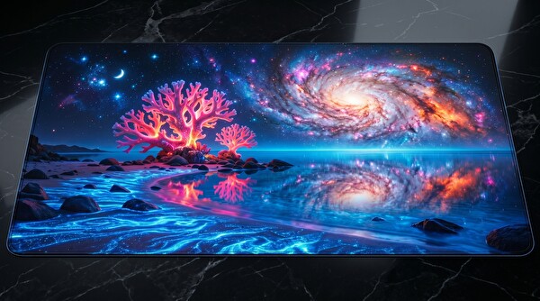 Oryn Aether Nebula Reef Edition 70x30 Gaming Mouse Pad
