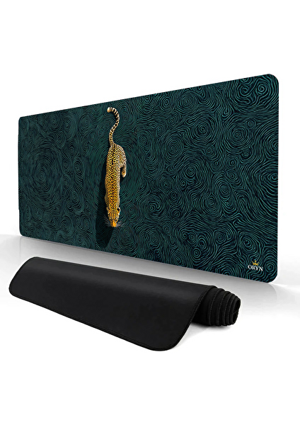 Oryn Primal Cheetah Edition 80x30 CM Gaming Mouse Pad