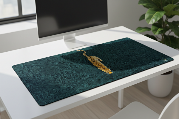 Oryn Primal Cheetah Edition 80x30 CM Gaming Mouse Pad