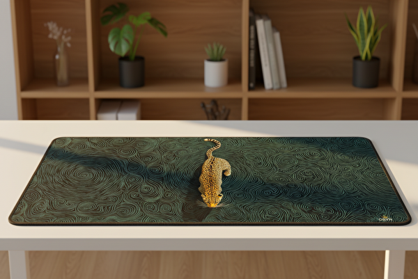Oryn Primal Cheetah Edition 80x30 CM Gaming Mouse Pad